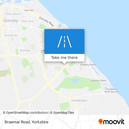 Braemar Road map