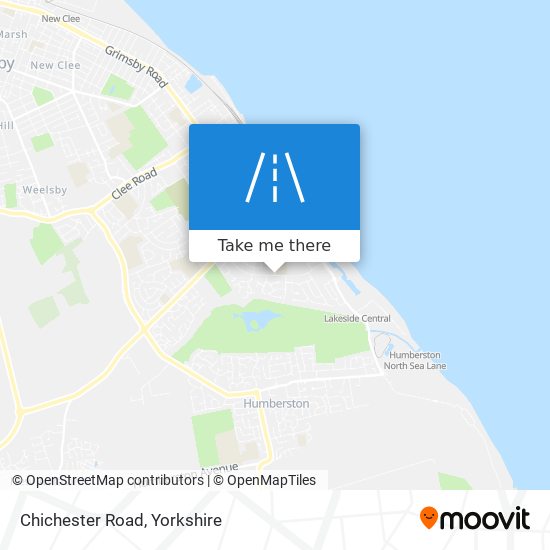 Chichester Road map