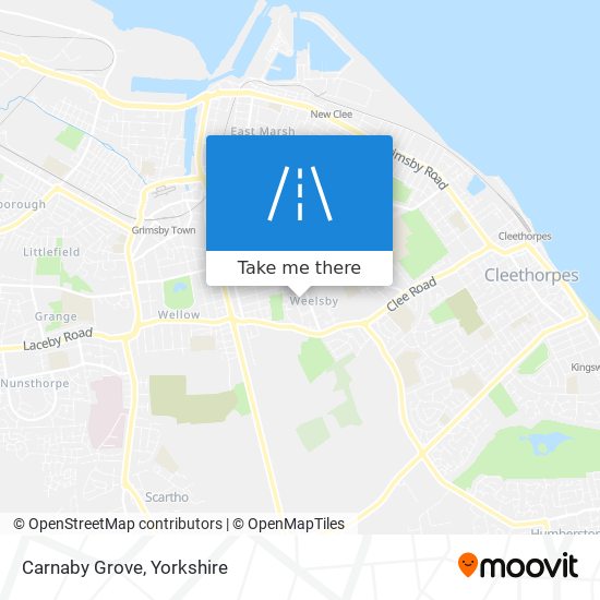 Carnaby Grove map