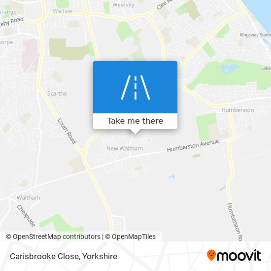 Carisbrooke Close map