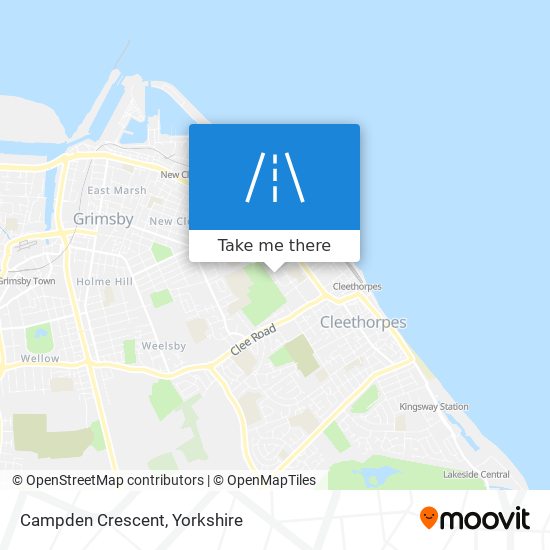 Campden Crescent map