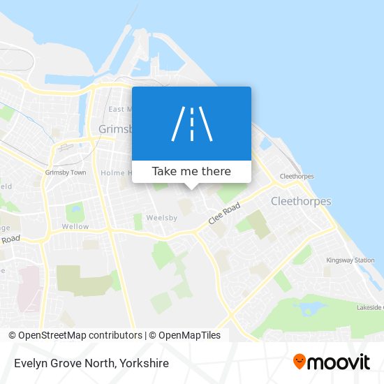 Evelyn Grove North map