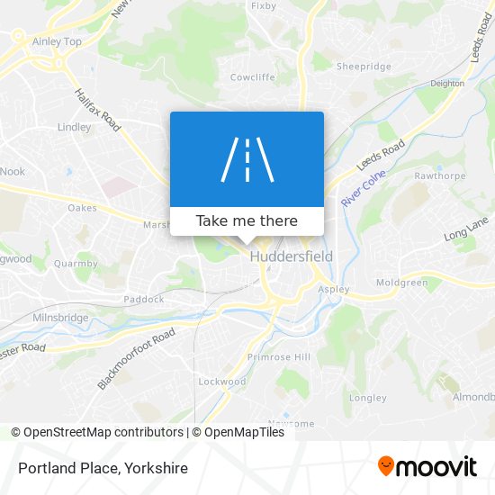 Portland Place map