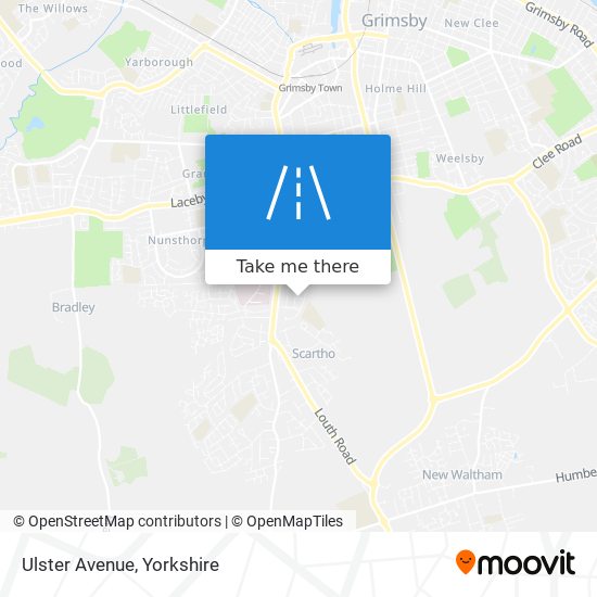 Ulster Avenue map