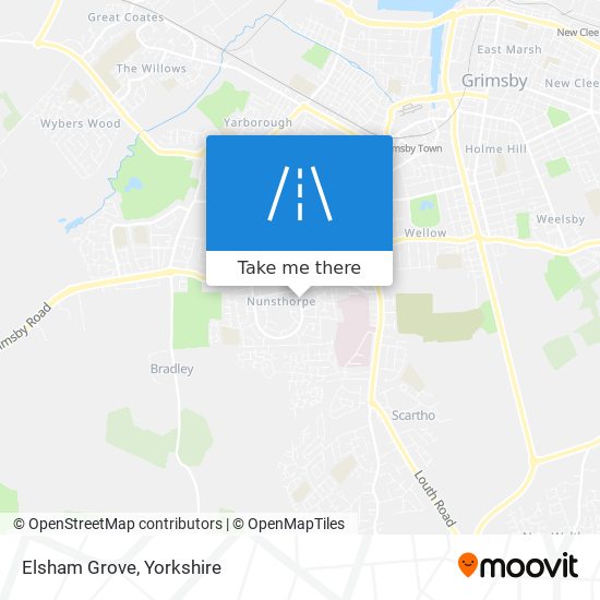 Elsham Grove map