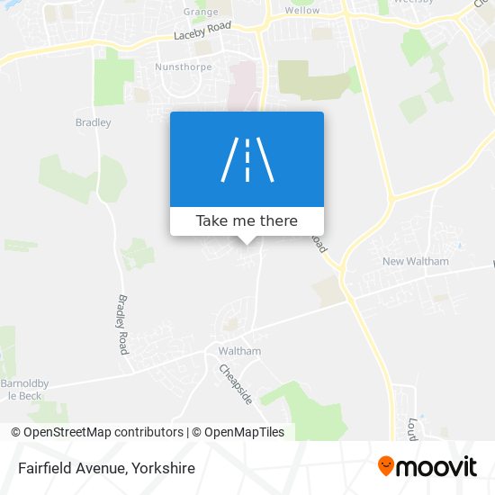 Fairfield Avenue map