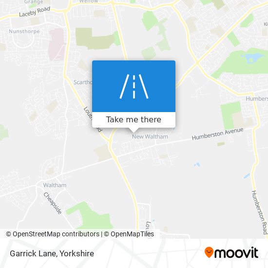 Garrick Lane map