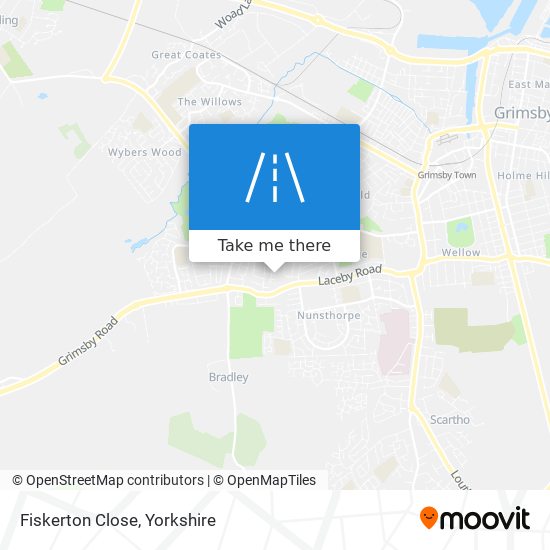 Fiskerton Close map
