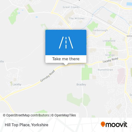 Hill Top Place map