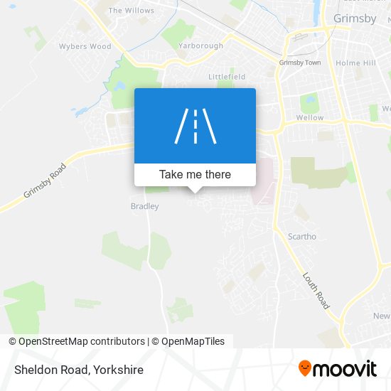 Sheldon Road map