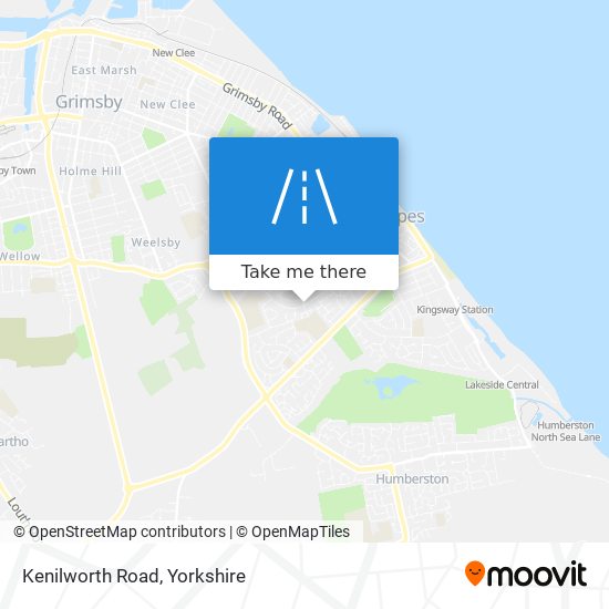 Kenilworth Road map