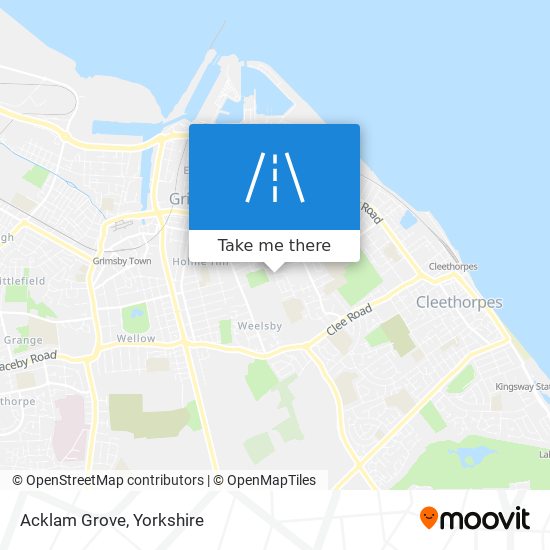 Acklam Grove map