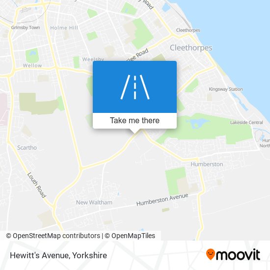 Hewitt's Avenue map