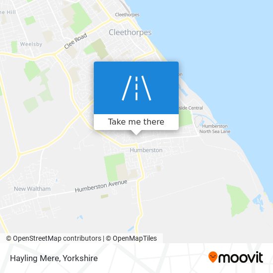 Hayling Mere map