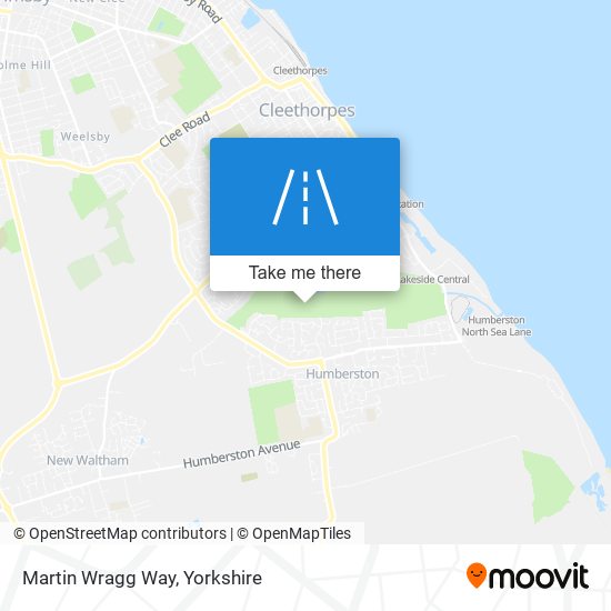 Martin Wragg Way map