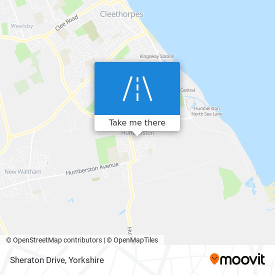 Sheraton Drive map