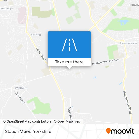 Station Mews map