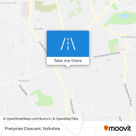 Pretymen Crescent map