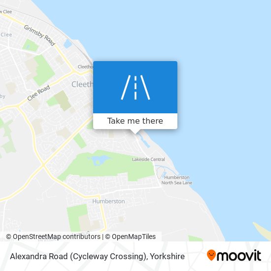 Alexandra Road (Cycleway Crossing) map