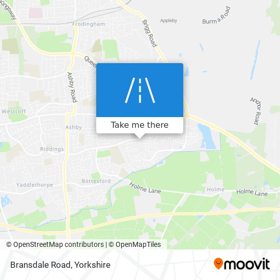 Bransdale Road map