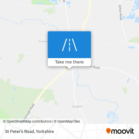 St Peter's Road map