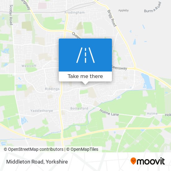 Middleton Road map