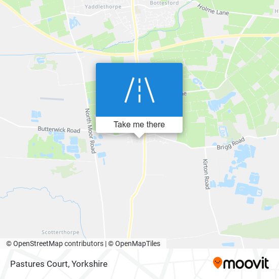 Pastures Court map