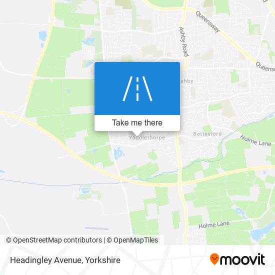 Headingley Avenue map