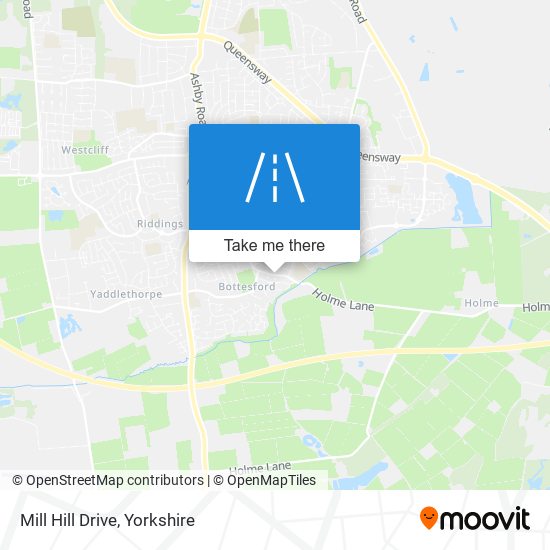 Mill Hill Drive map