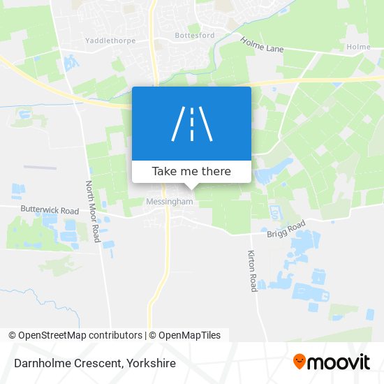 Darnholme Crescent map