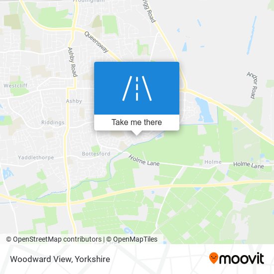 Woodward View map
