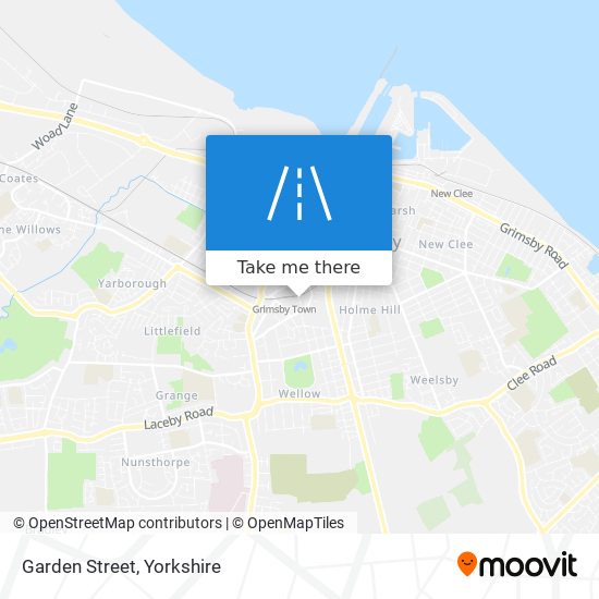 Garden Street map