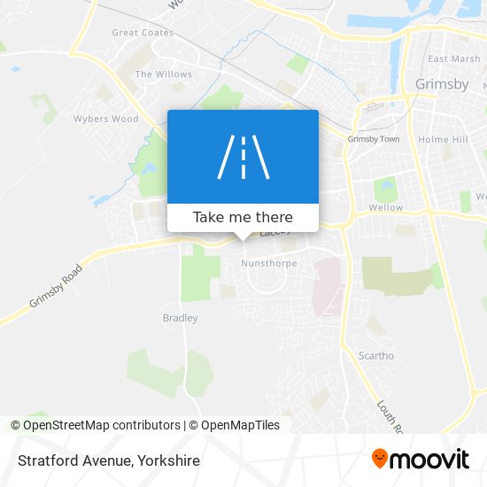 Stratford Avenue map