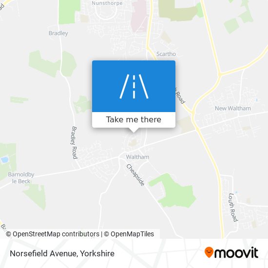 Norsefield Avenue map