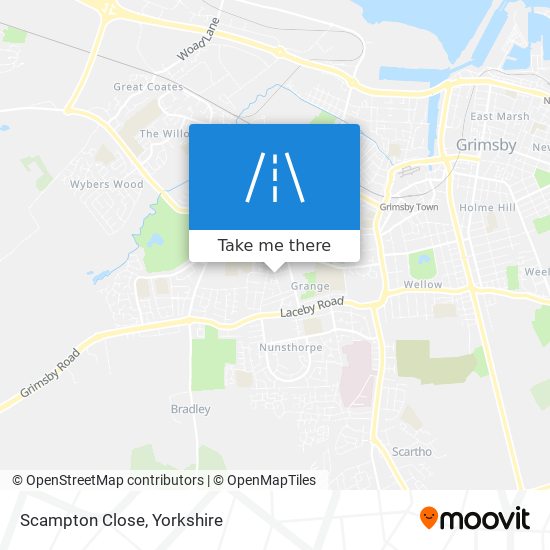 Scampton Close map