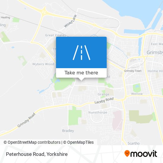 Peterhouse Road map