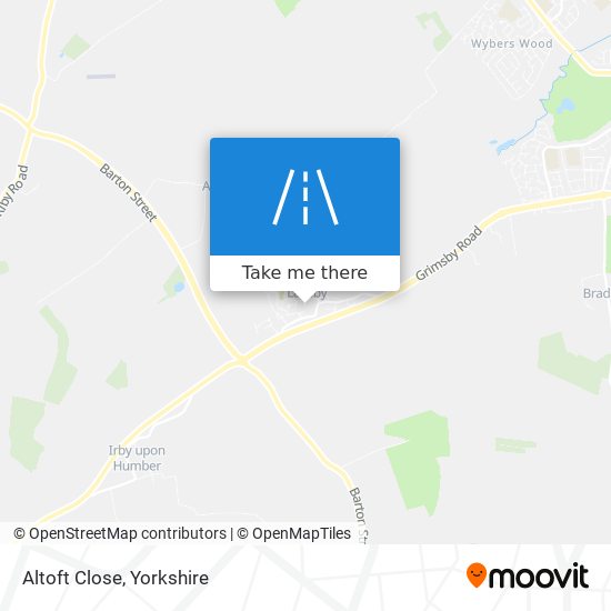 Altoft Close map