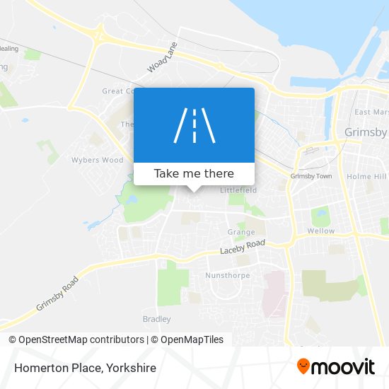 Homerton Place map