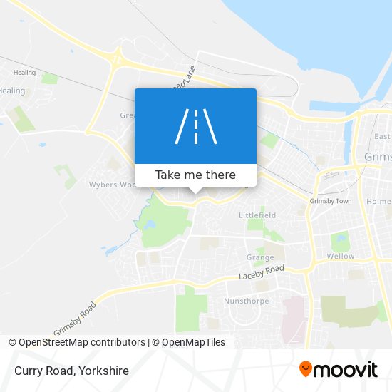 Curry Road map
