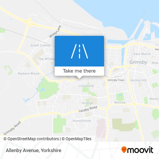 Allenby Avenue map