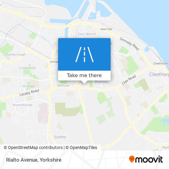 Rialto Avenue map