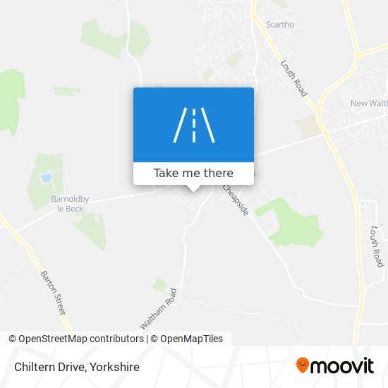Chiltern Drive map