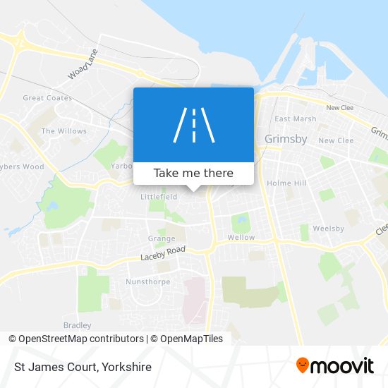 St James Court map