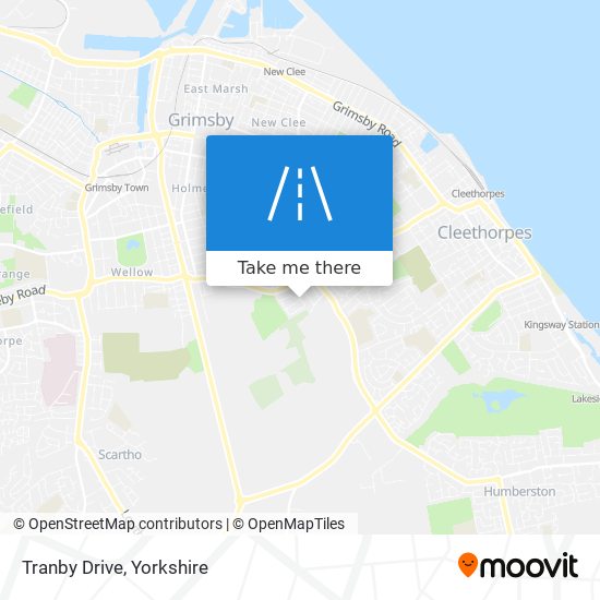 Tranby Drive map