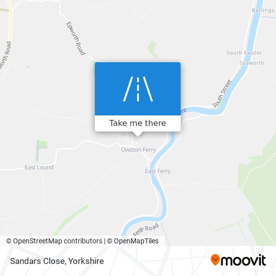 Sandars Close map