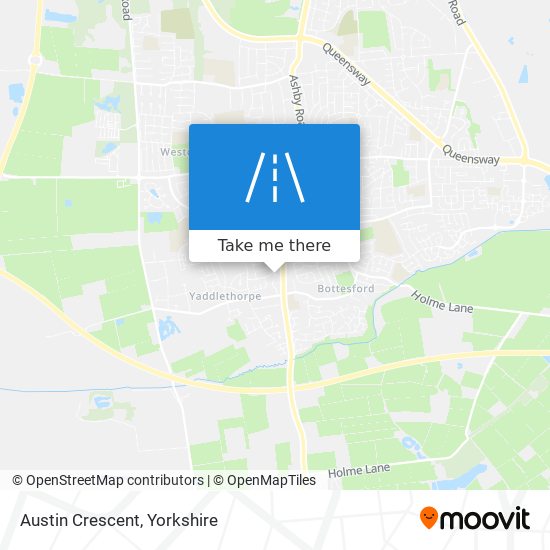 Austin Crescent map