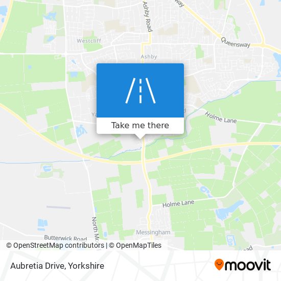 Aubretia Drive map