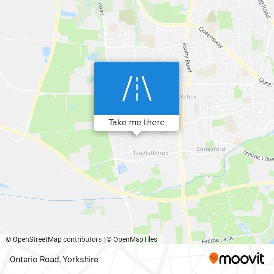Ontario Road map