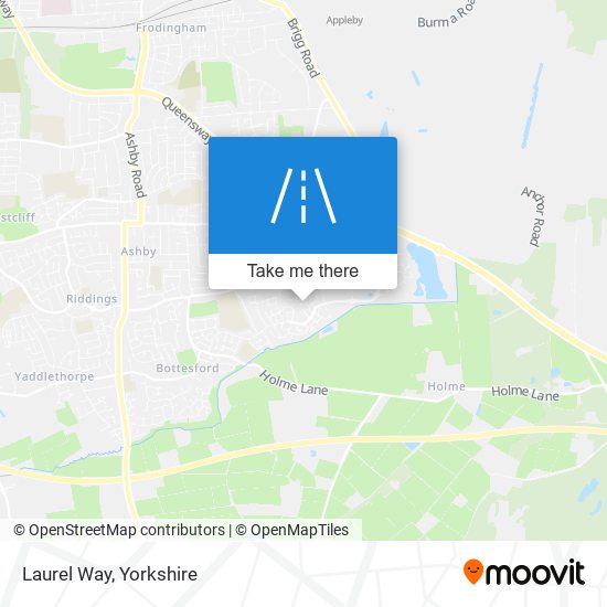Laurel Way map