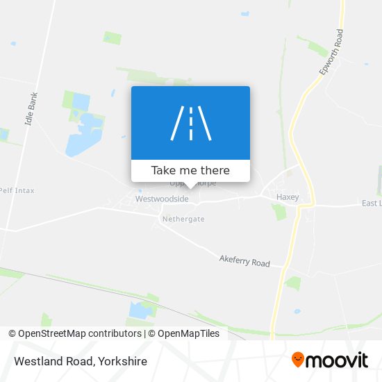 Westland Road map